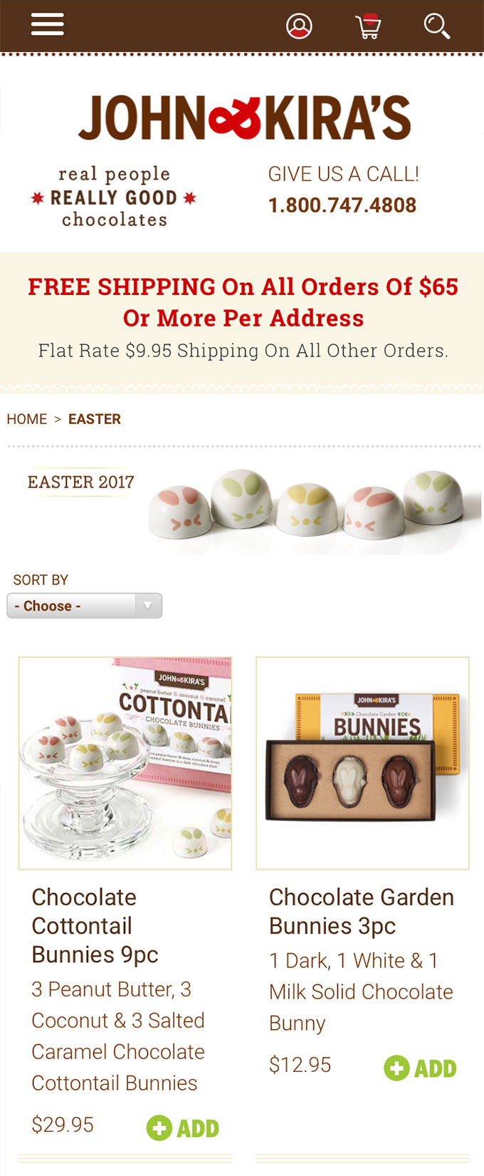 John & Kira’s updated mobile site